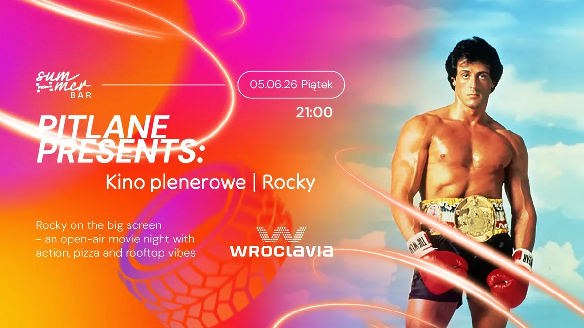 Pitlane Presents: Freiluftkino | Rocky — Dach Wroclavi - Pitlane Summer Bar, Breslau
