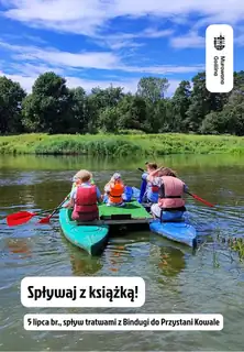 Spływaj z książką! Spływ tratwami