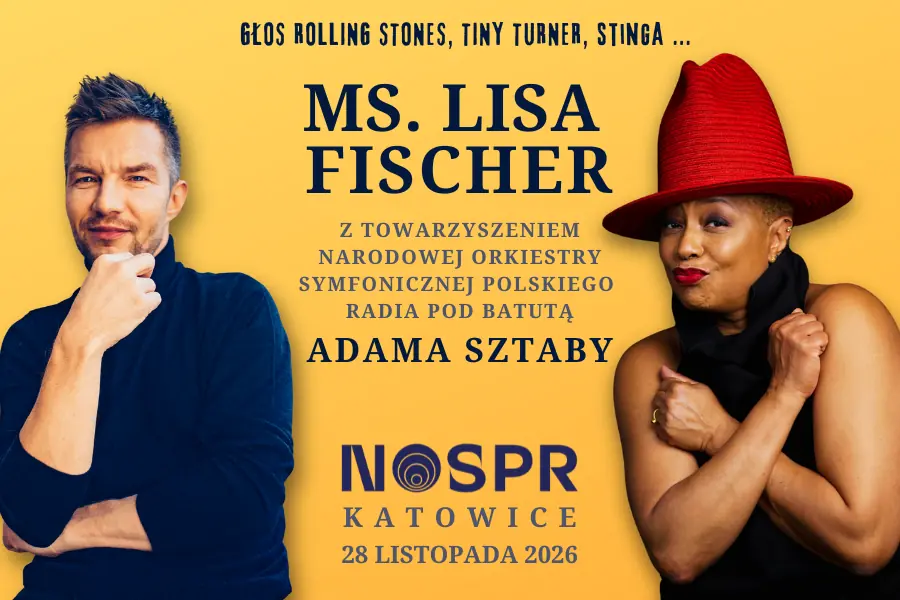 MS. LISA FISCHER & NOSPR pod taktovkou ADAMA SZTABY / Hlas Rolling Stones, Tiny Turner, Stinga... — NOSPR v Katovicích, Katovice