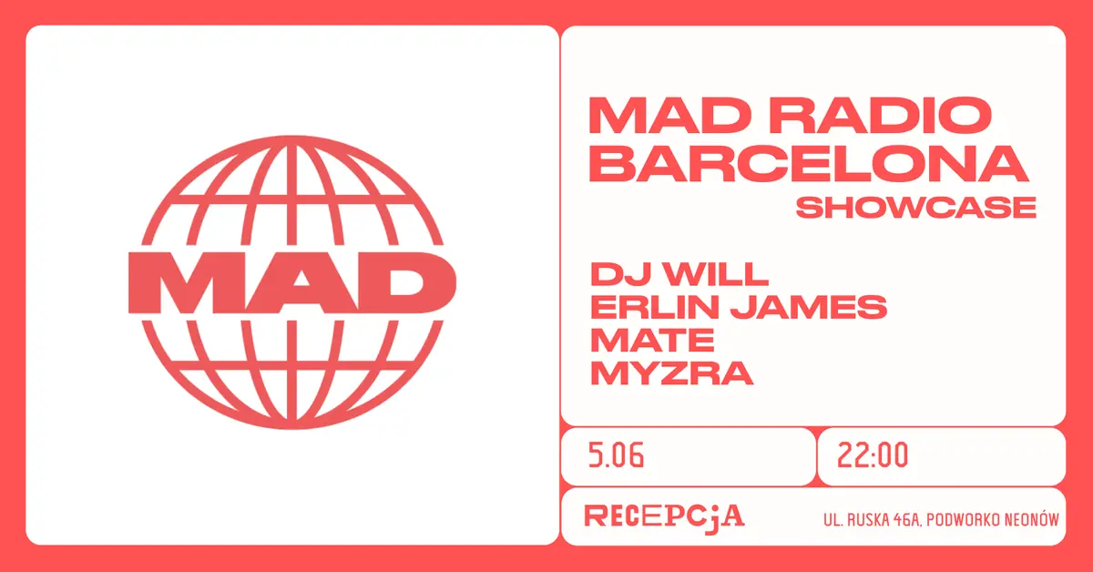 Mad Radio Barcelona Showcase x YEZ.TRUE WROCLAW — Klubokawiarnia Recepcja, Breslau