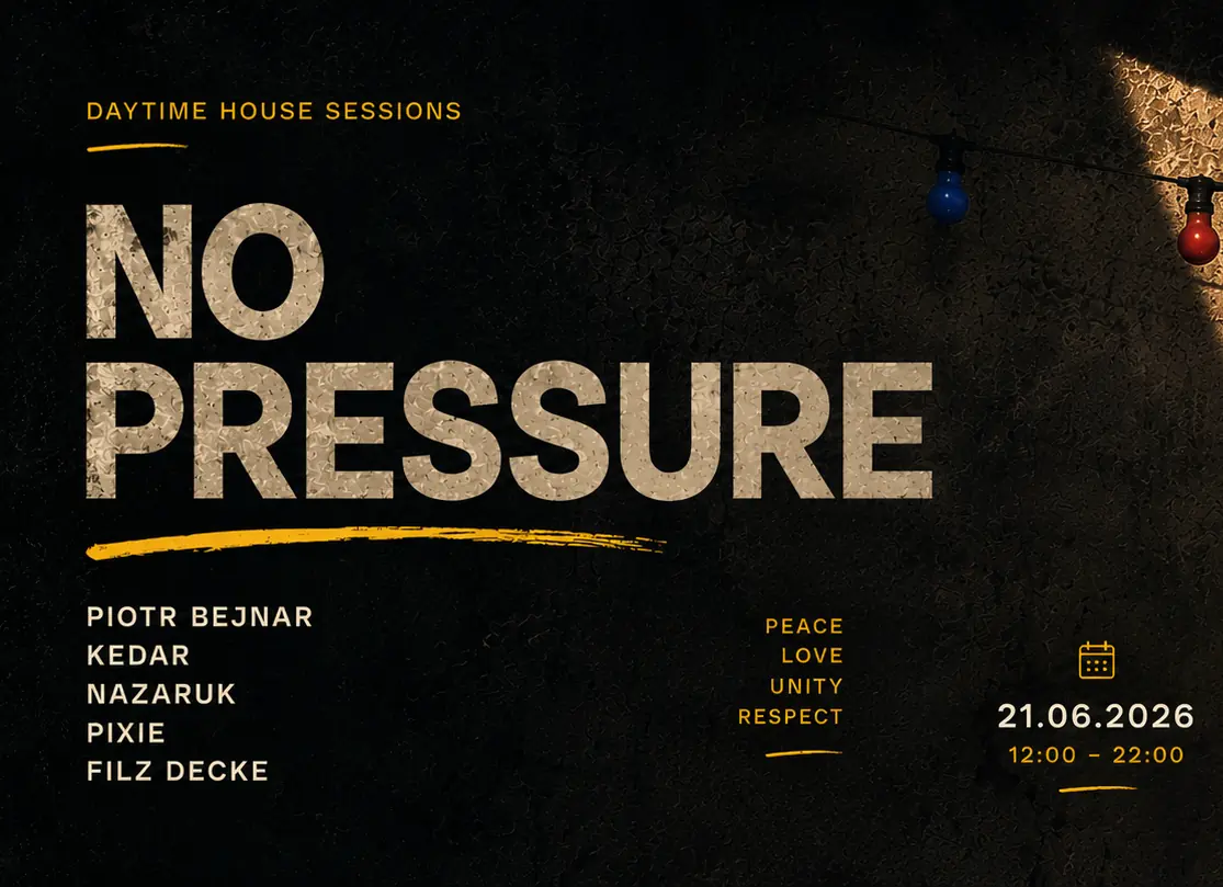 No Pressure TAX FREE DAY PARTY — Transformator, Breslau