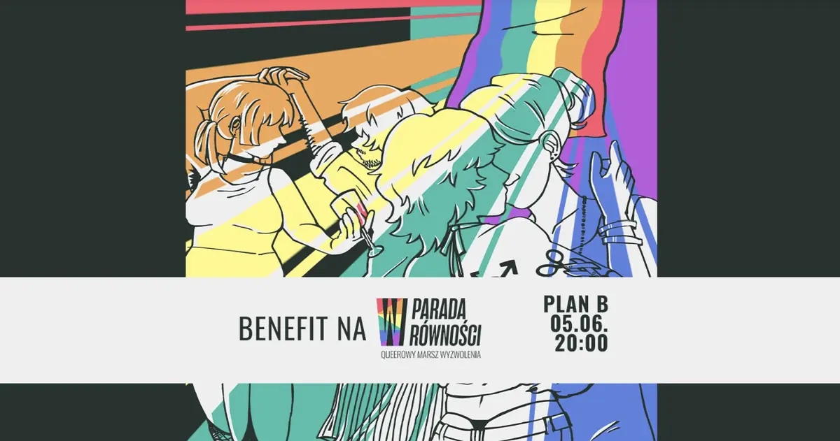 Bifor před Queer Pochodem Osvobození — Klub Plan B, Varšava