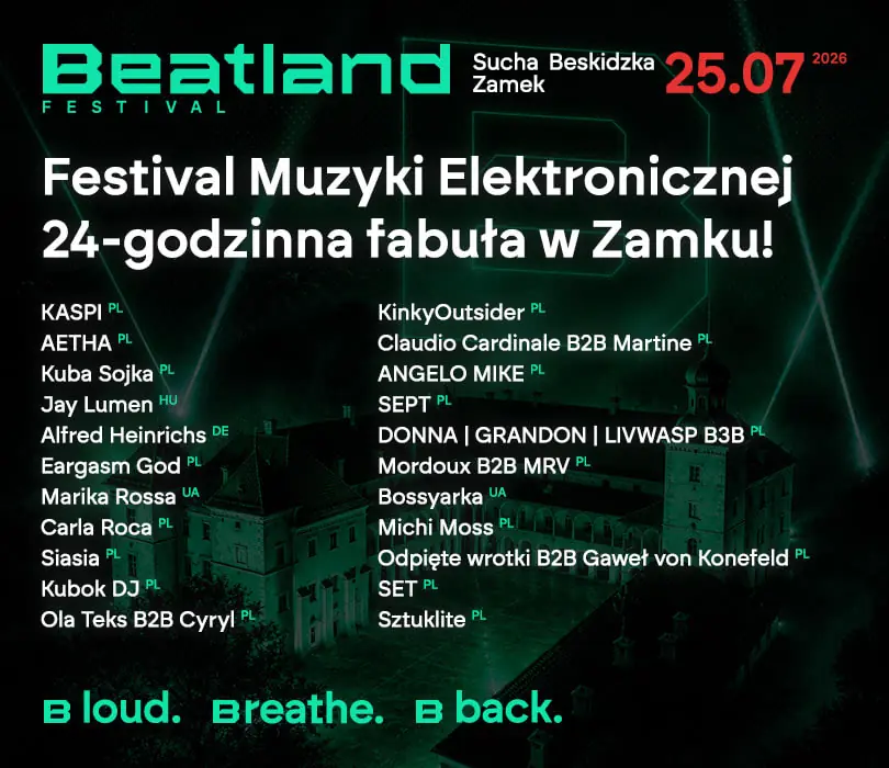 Beatland Festival — Zespół Zamkowo-Parkowy w Suchej Beskidzkiej, Sucha Beskidzka