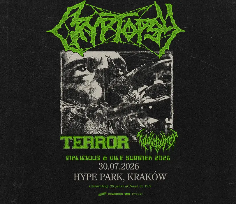 CRYPTOPSY | Kraków — Hype Park, Krakov