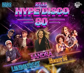 Hype DISCO 80 Festiwal: Sandra, Londonbeat, Boney M
