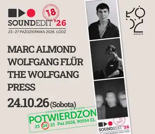 Soundedit '26 - Marc Almond, The Wolfgang Press, Wolfgang Flur
