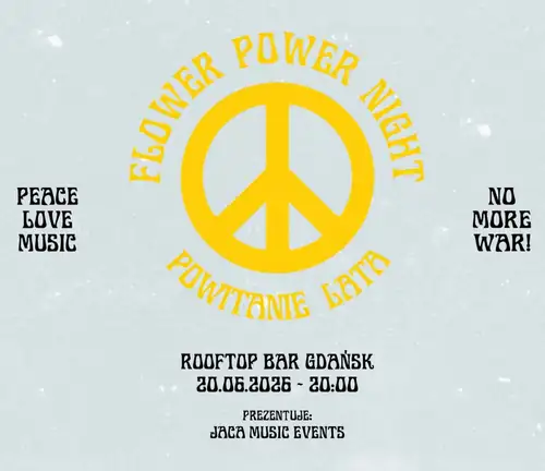 FLOWER POWER NIGHT - Sommerbegrüßung | 20.06.26 | ROOFTOP Bar Gdańsk