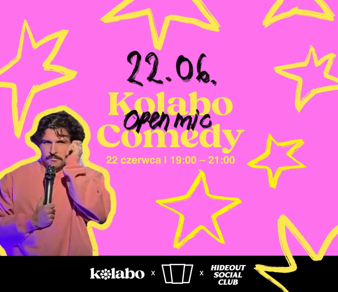 Kolabo Comedy // OPEN MIC // 22.06. — Smolna, Varšava