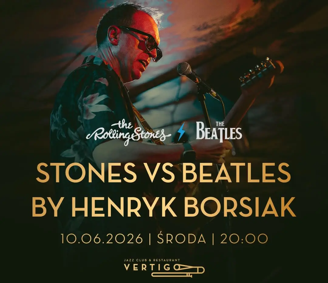 Stones vs Beatles by Henryk Borsiak — Vertigo Jazz Club & Restaurant, Vratislav