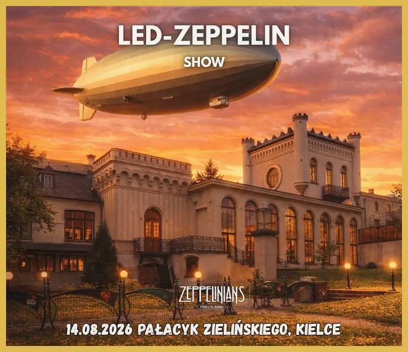 LED-ZEPPELIN SHOW by Zeppelinians — Pałacyk Zielińskiego - Dom Środowisk Twórczych w Kielcach, Kielce