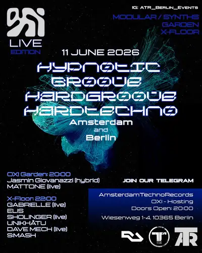 [OPEN: 20:00h] OXI LIVE: MODULAR / SYNTHS - Amsterdam i Berlin