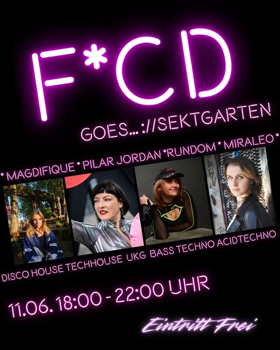 ://sektgarten x FLINTA* CLUB DECK [вход свободный & open air] — ://about blank, Берлин