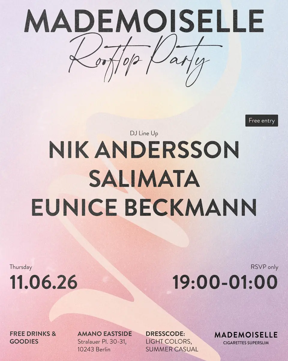 MADEMOISELLE Rooftop Party — Amano East-Side, Берлин