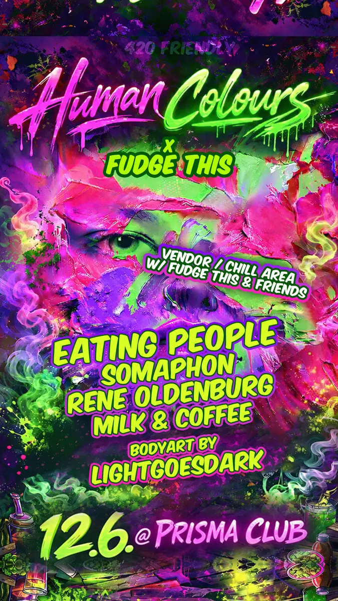 Human Colours "Green" with Eating People aka Bebetta & Somaphon at PRISMA & KitKat's Séparée — KitKatClub, Berlin