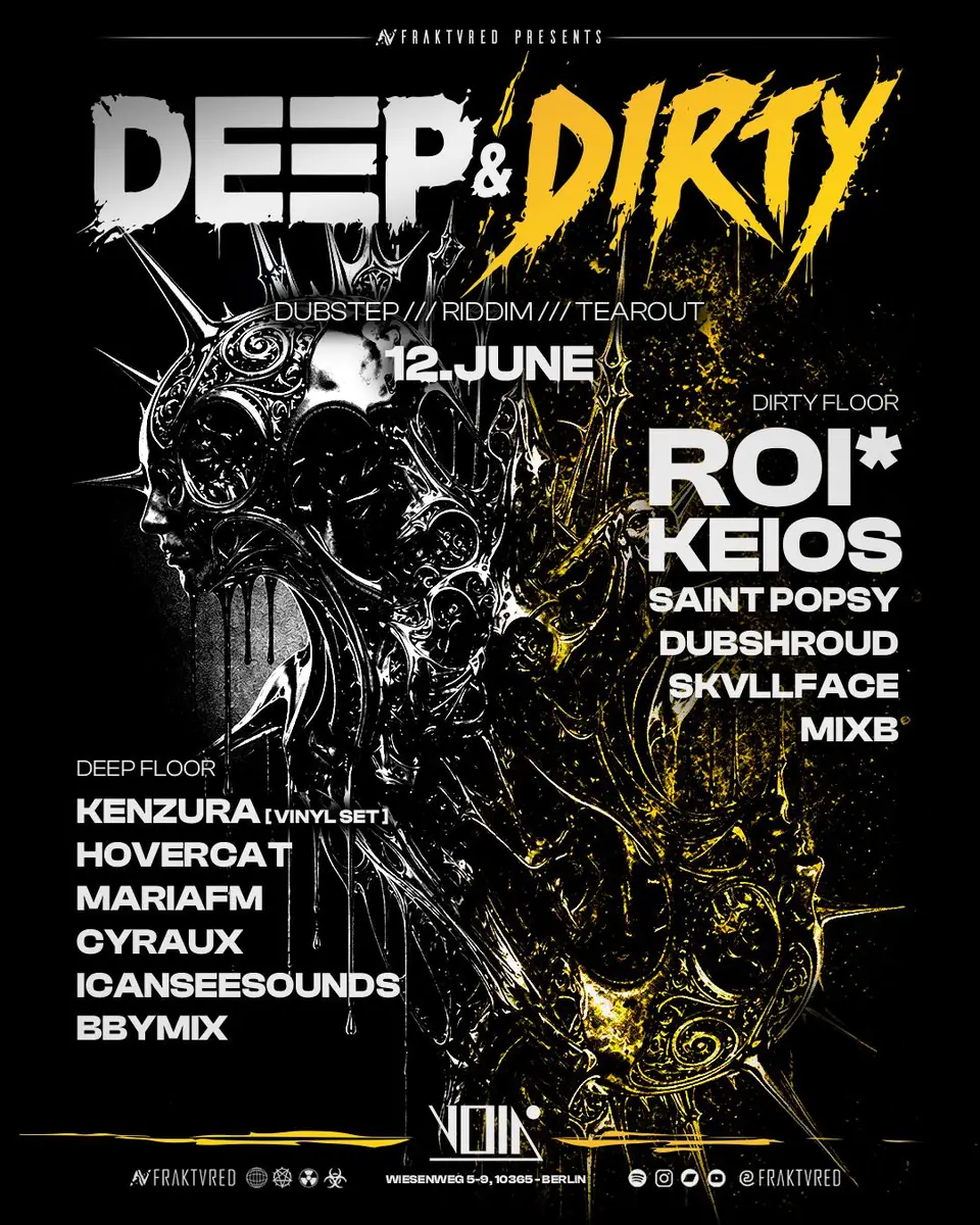 Deep & Dirty with ROI*, KEIOS & many more — Void Club, Берлин