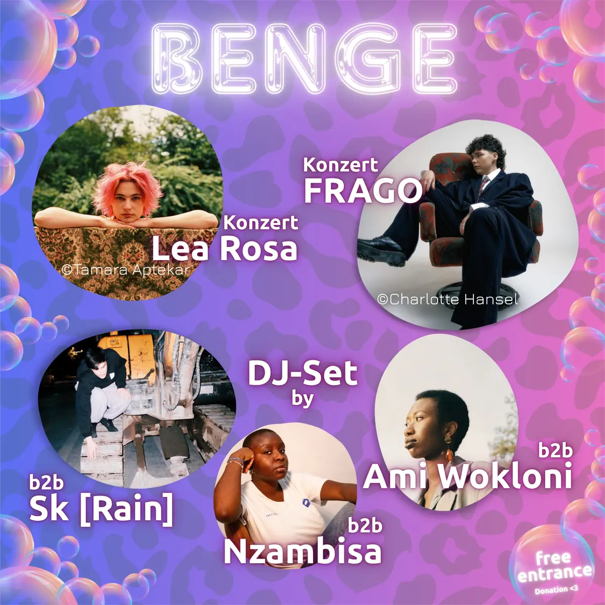 BENGE - Closing Event - Concerts & DJs - FLINTA* & Allies — Mikropol, Berlin