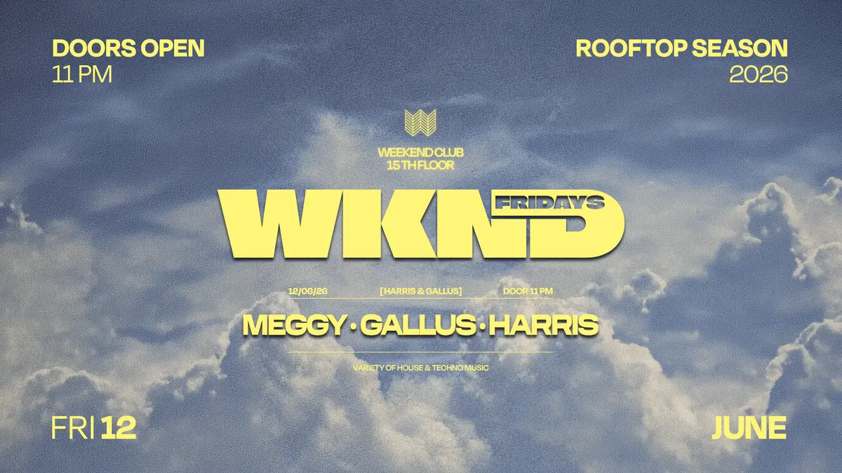 WKND X HARRIS & GALLUS — Weekend, Берлин