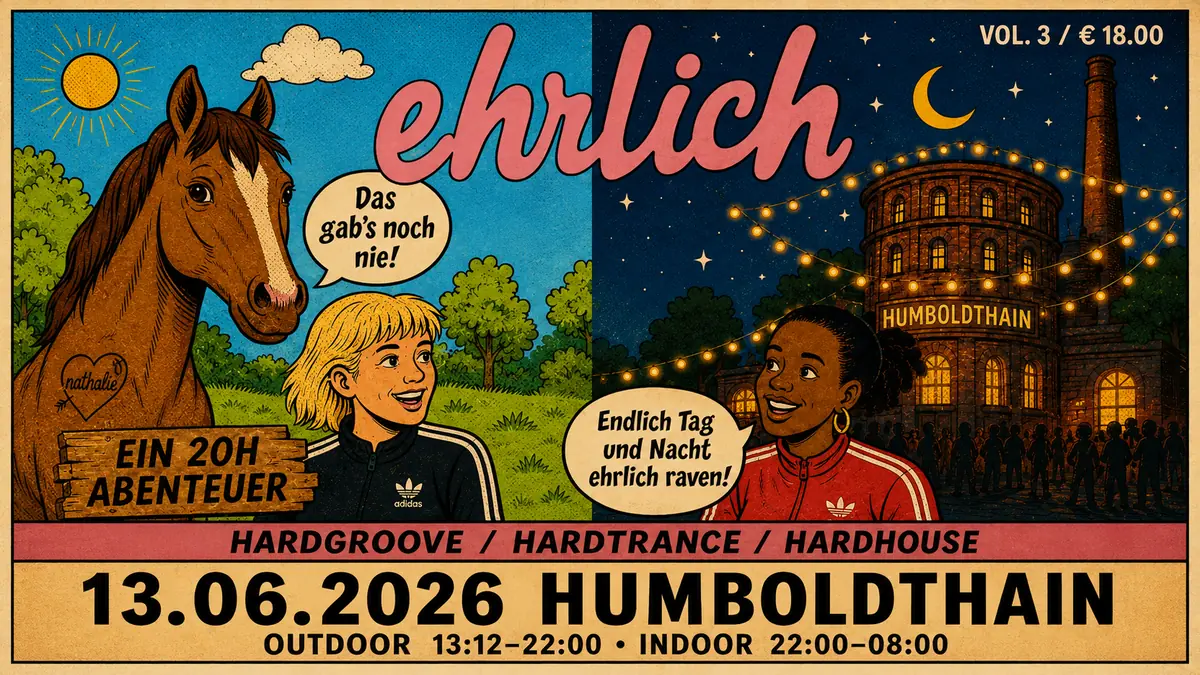 ehrlich ♞ OUTDOOR + INDOOR 20h Abenteuer — Humboldthain Club, Berlin