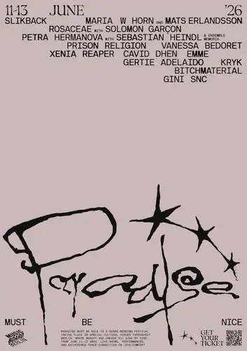Paradise Must Be Nice with Slikback, Xenia Reaper, Prison Religion, Emme