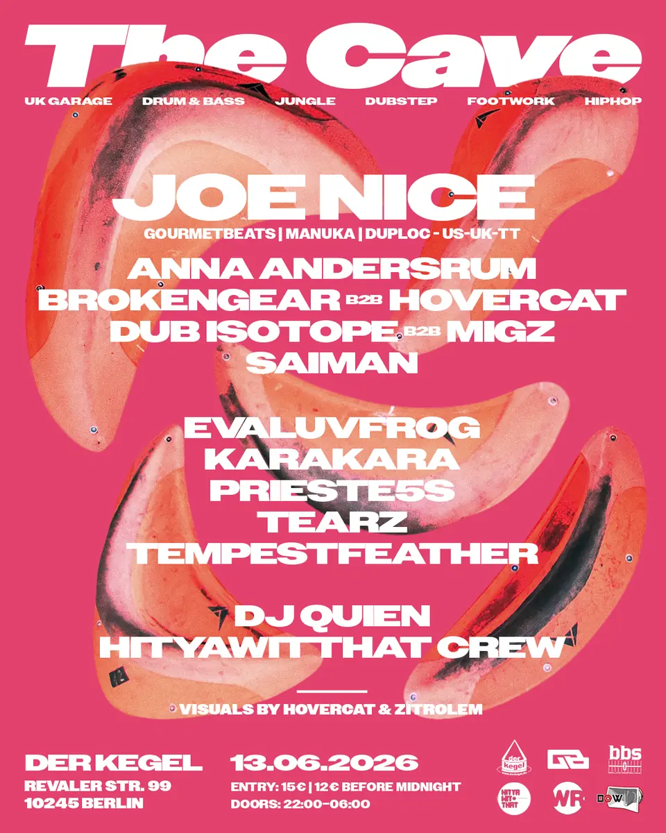 THE CAVE with Joe Nice, powered by Drums@Work — Der Kegel, Berlin
