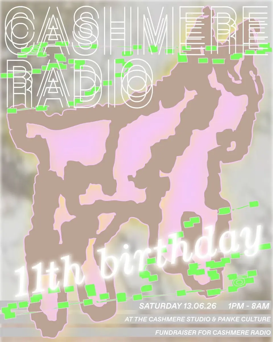 Cashmere Radio - 11. urodziny (Fundraiser) — Panke, Berlin