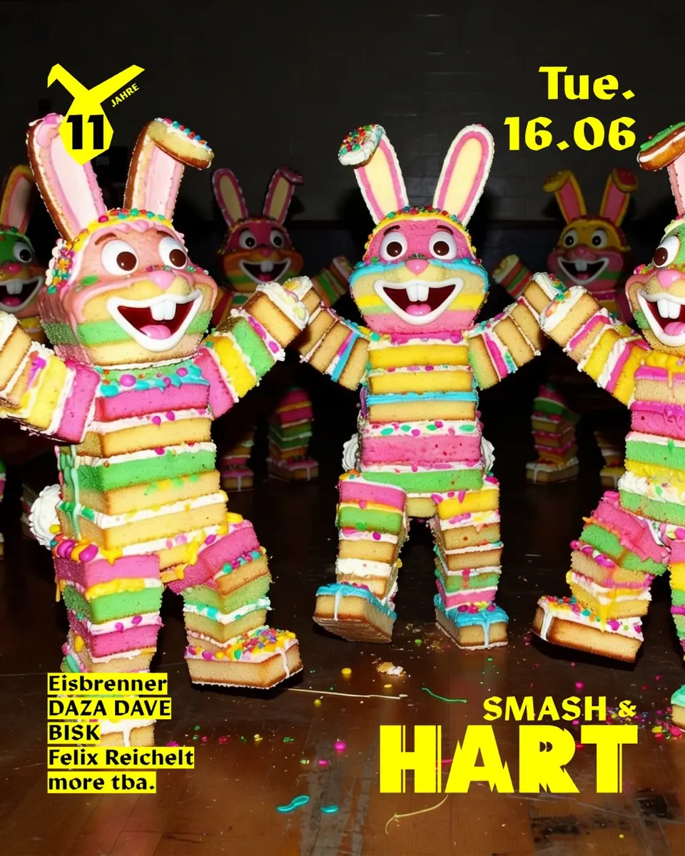11 Years The White Rabbit ◢◤ Smash & HART — Der Weiße Hase, Berlin