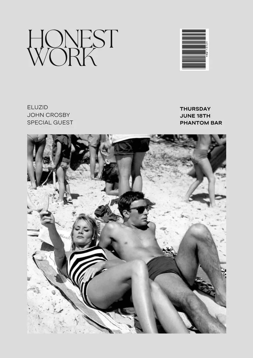 Honest Work z Eluzid, John Crosby i gośćmi specjalnymi — Phantom Bar Berlin, Berlin