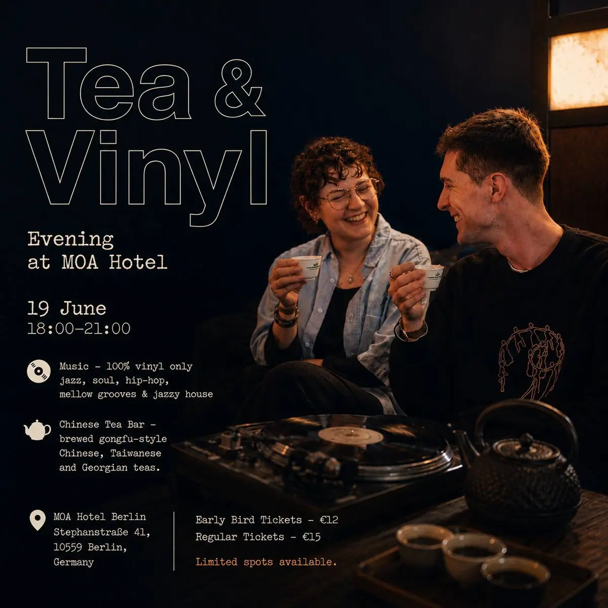 Tea & Vinyl Evening at MOA Hotel — Berlin