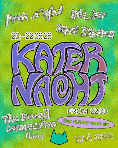 Katernacht (+ DARMOWY Open Air) z Dani Ramos, RSS Disco, Bézier, Prom Night i innymi