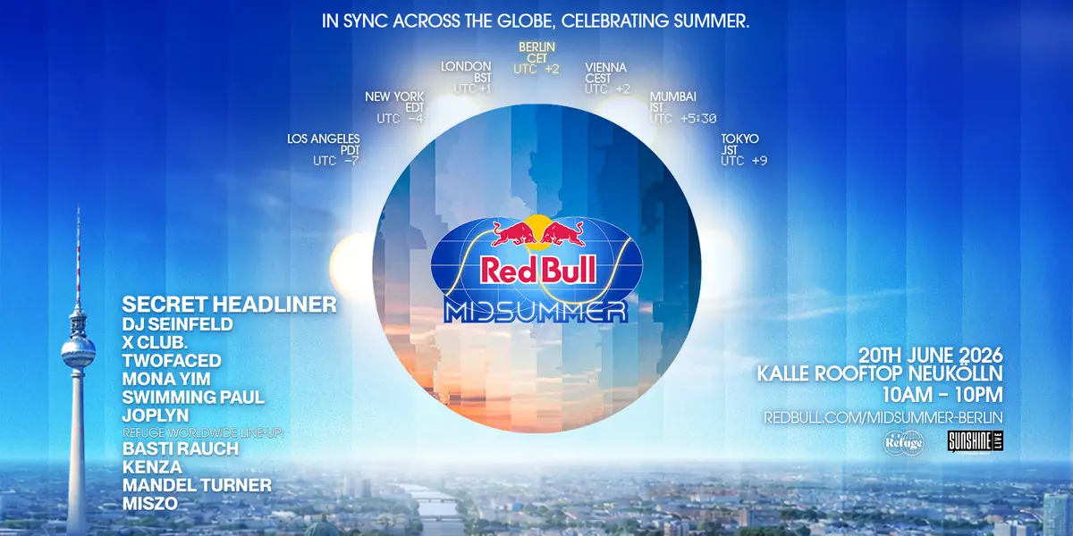 Red Bull Midsummer Berlin — Kalle Rooftop Neukölln, Berlin