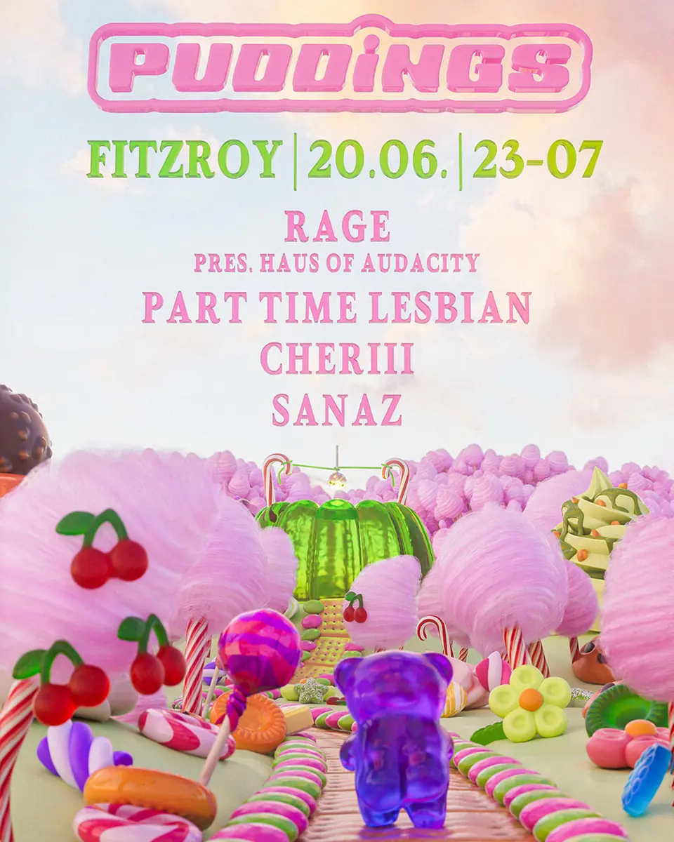 PUDDINGS pres CANDYLAND — Fitzroy, Берлин