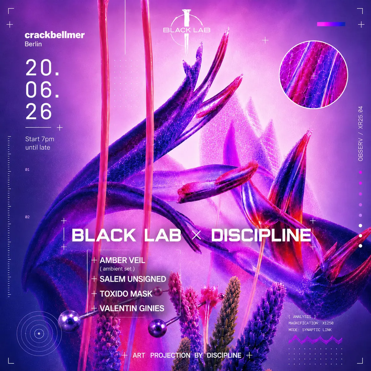 Black Lab Events x Discipline — Crack Bellmer, Берлин