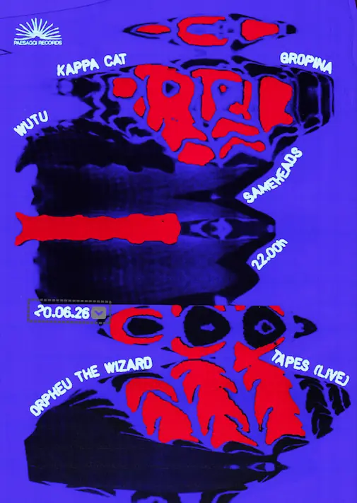 Paesaggi Records with Tapes LIVE & Orpheu The Wizard — Sameheads, Берлин