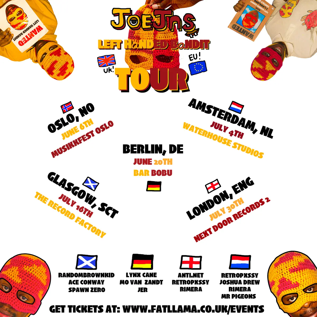 JoeJas' Left Handed Bandit Tour — Bar Bobu, Berlin