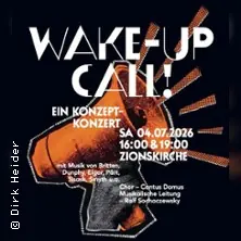 Wake-Up Call - Rodinný koncert - Koncert Cantus Domus — Zionskirche, Berlín