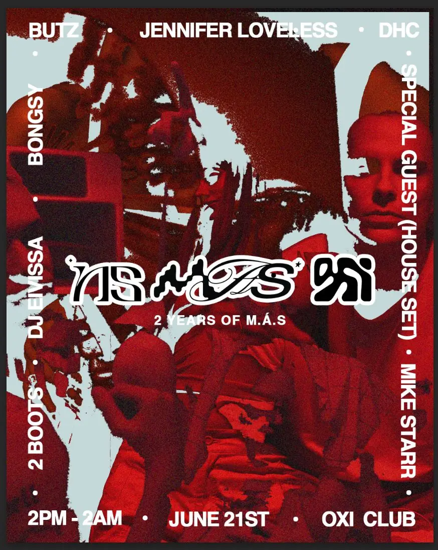 M.Á.S X Night Service X OXI [Open Air + Indoor] — OXI, Берлин