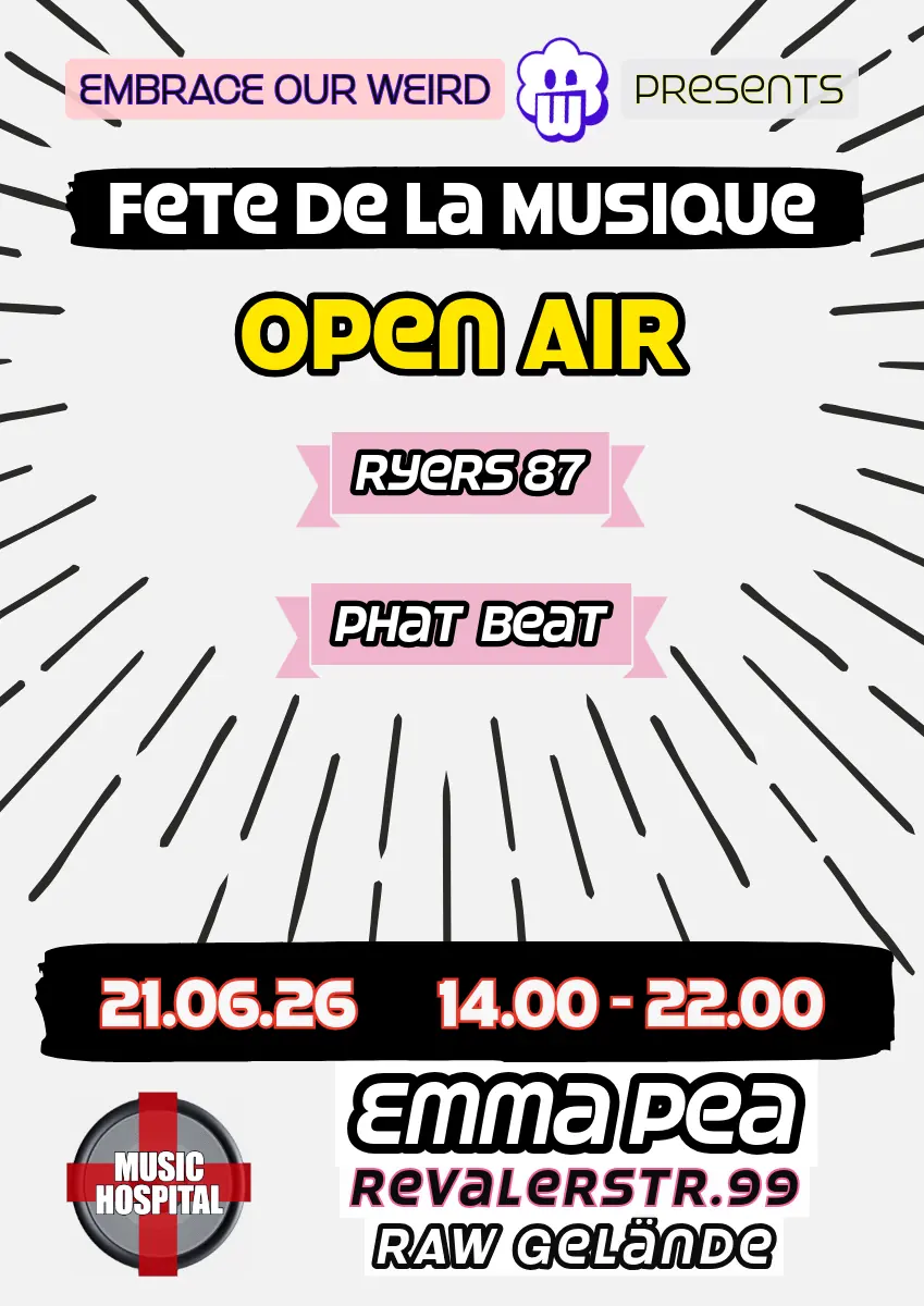 Music Hospital Free Open Air x Fete de la Musique — Emma Pea, Берлин