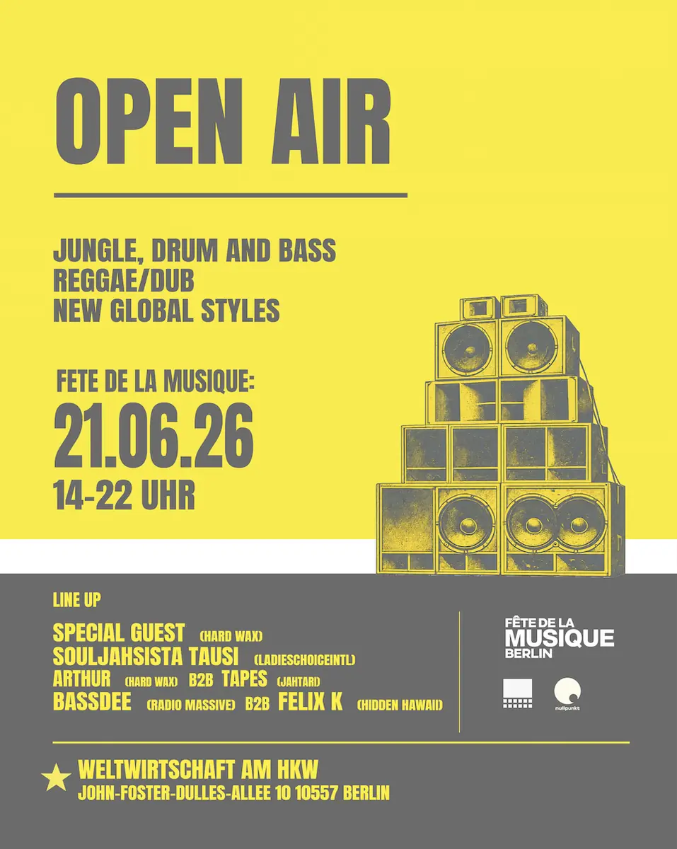 Open Air Terasse на террасе Weltwirtschaft am HKW - Féte de la musique — Weltwirtschaft am HKW, Берлин