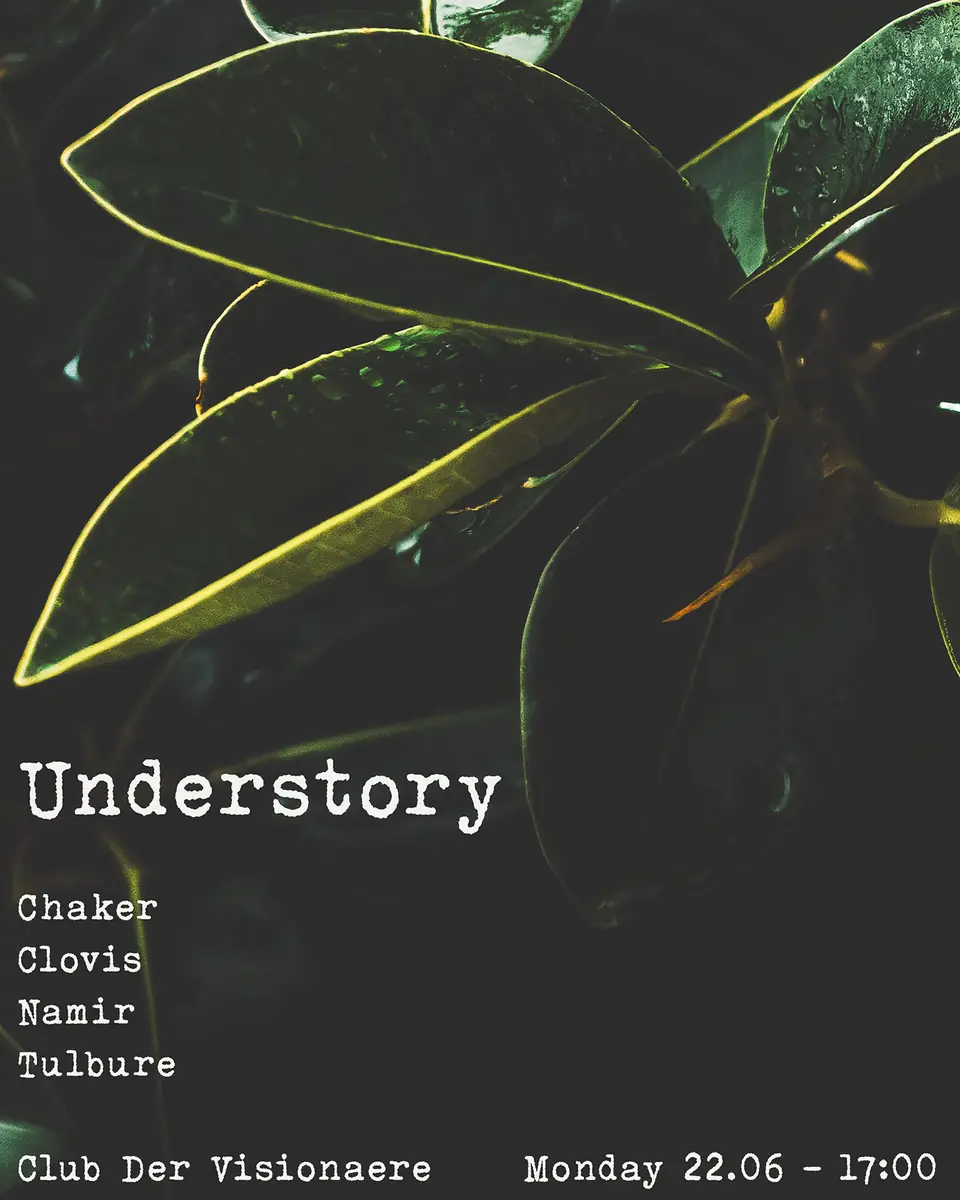 Understory: Chaker, Clovis, Namir, Tulbure — Club der Visionaere, Berlin