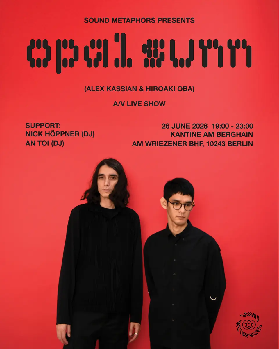 Opal Sunn (A/V) LIVE — Kantine am Berghain, Berlín