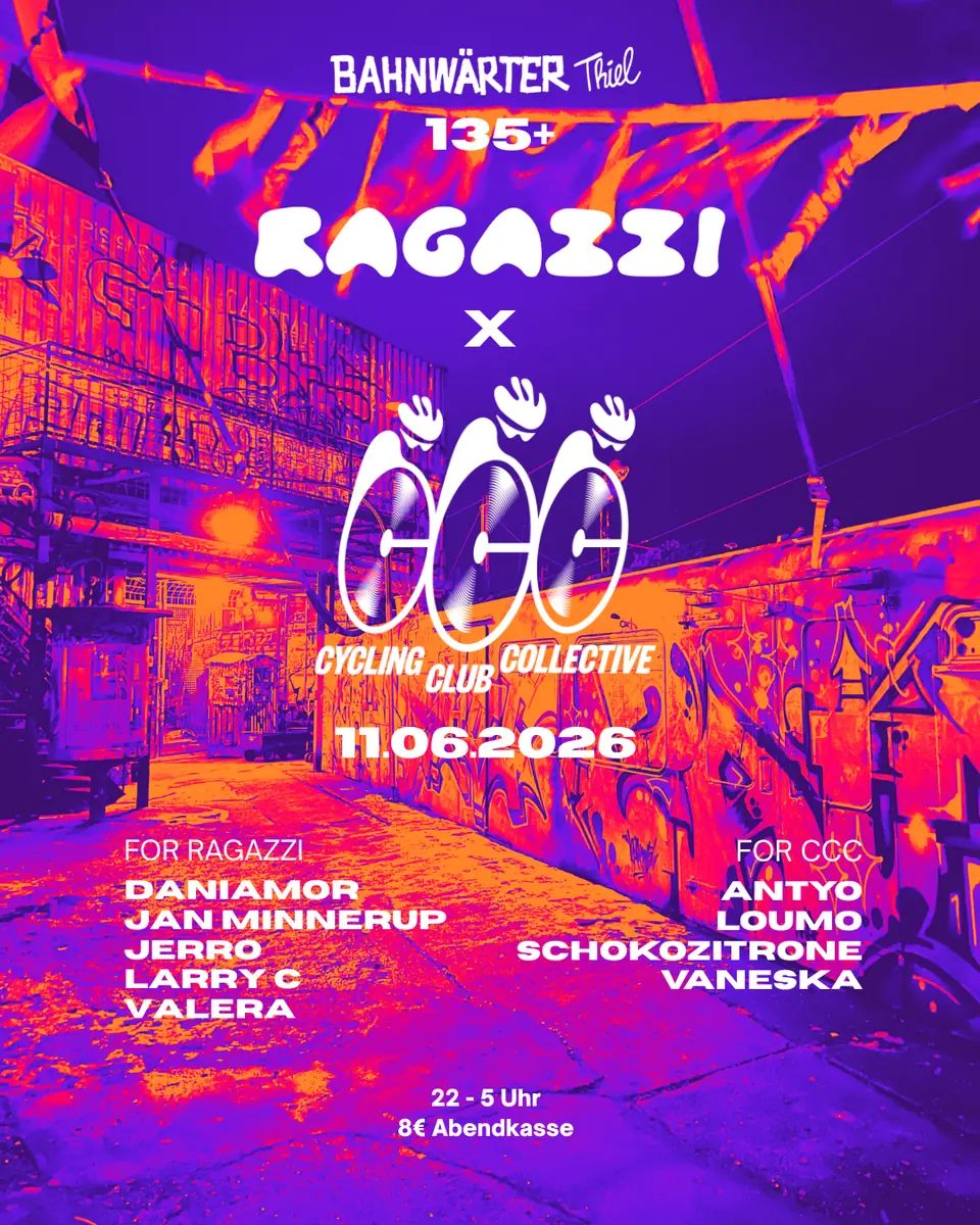 135+ mit Ragazzi & Cycling Club Collective — Bahnwärter Thiel, Monachium