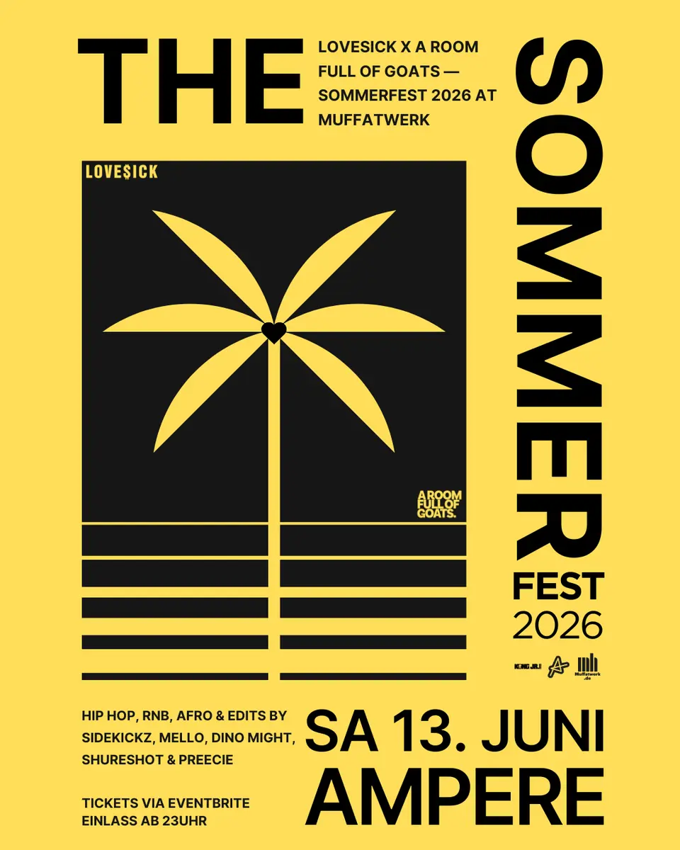 The Sommerfest 2026 - Hip Hop, R&B, Afro & Edits - Muffatwerk München — Muffatwerk, Monachium