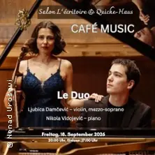 Cafe Music mit „Le Duo“ - Konzert für Violine, Klavier und Mezzosopran — Salon Lécritoire und Quiche-Haus, Berlin