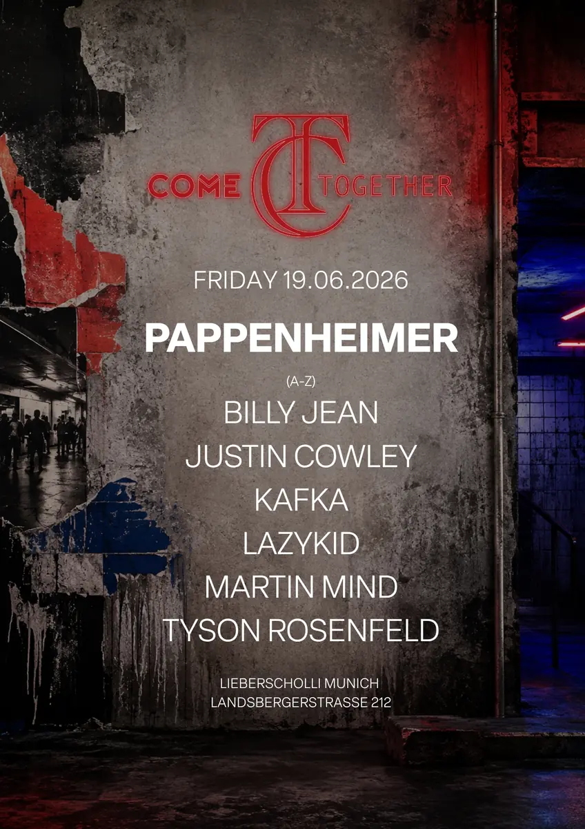 Scholli x Come Together pres. PAPPENHEIMER (OPEN AIR & INDOOR) — Lieberscholli, München