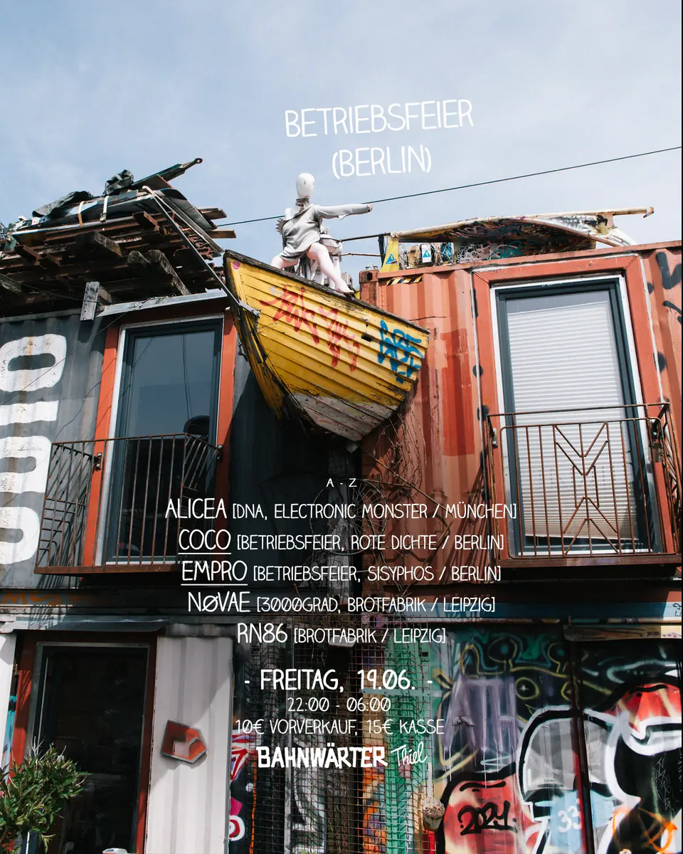 Betriebsfeier (Berlin) mit Coco & Empro | Bahnwärter Thiel — Bahnwärter Thiel, München