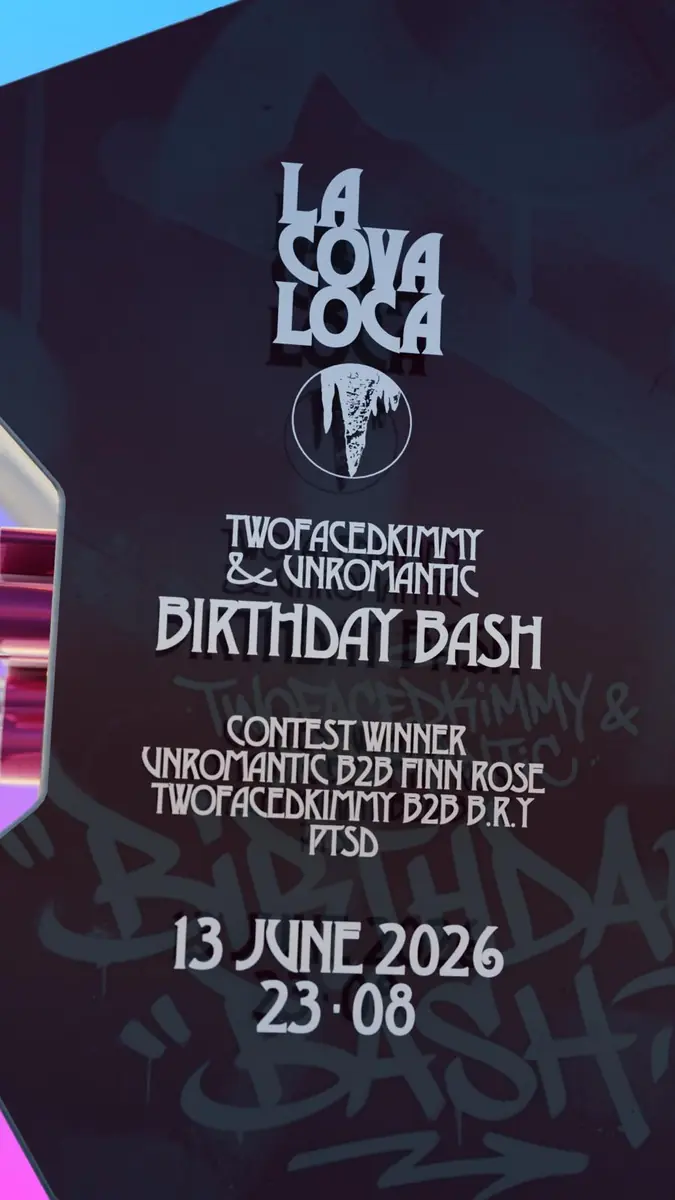 La Cova Loca - Birthday Bash (Unromantic & TWOFACEDKIMMY) — La Cova, Гамбург