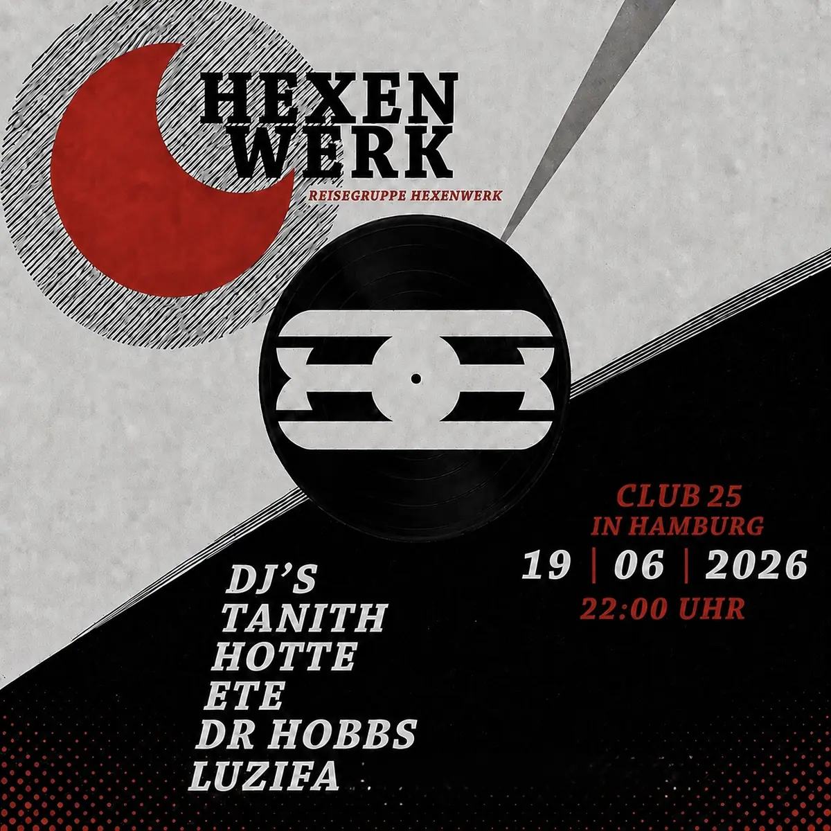 HEXENWERK at BÖSEBÄSSE — 25 Club, Hamburk