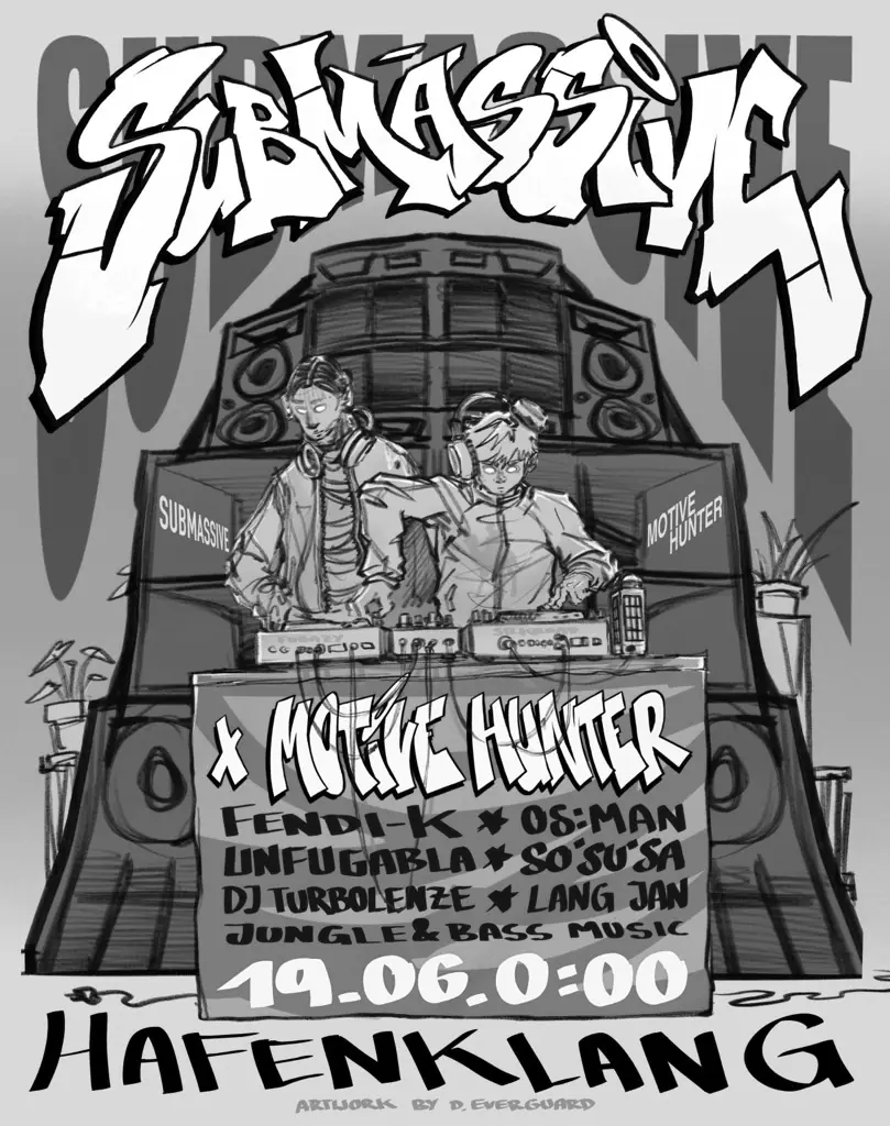 SUBMASSIVE X MOTIVE HUNTER — Hafenklang, Hamburk