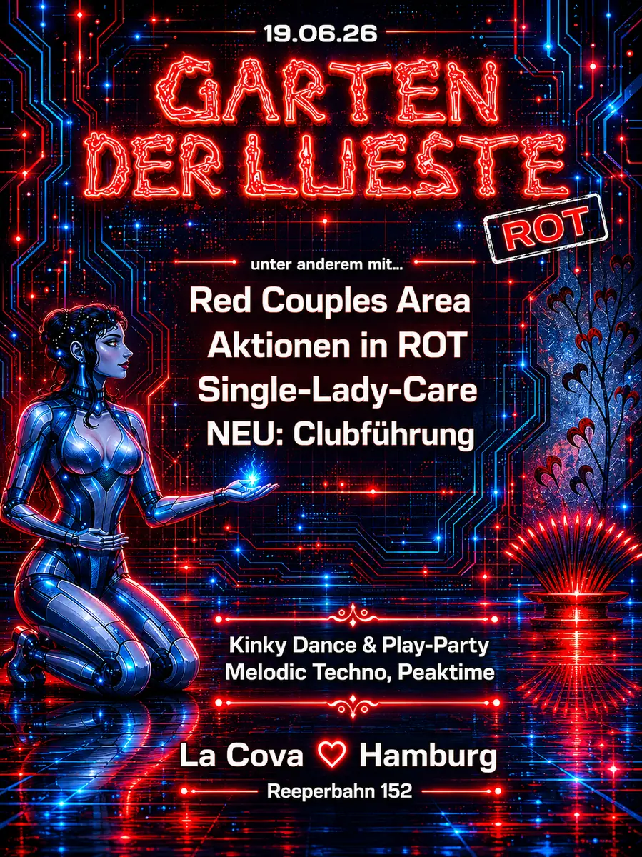 GARTEN der LÜSTE - EDITION 'ROT' — La Cova, Hamburk