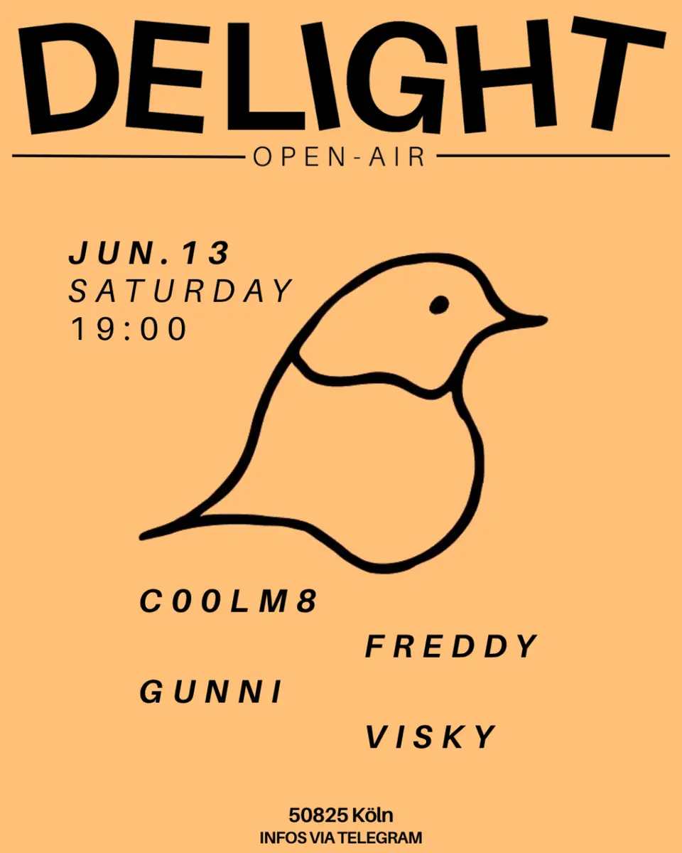 delight Open Air — TBA - Ehrenfeld, Кельн